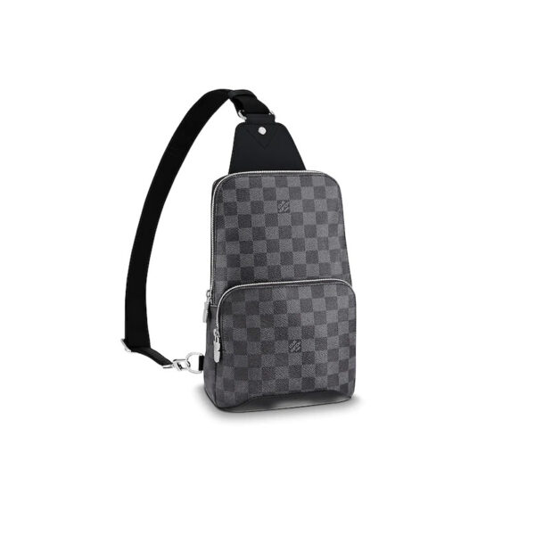 Túi Đeo Chéo Louis Vuitton siêu cấp Avenue Sling Bag caro màu đen