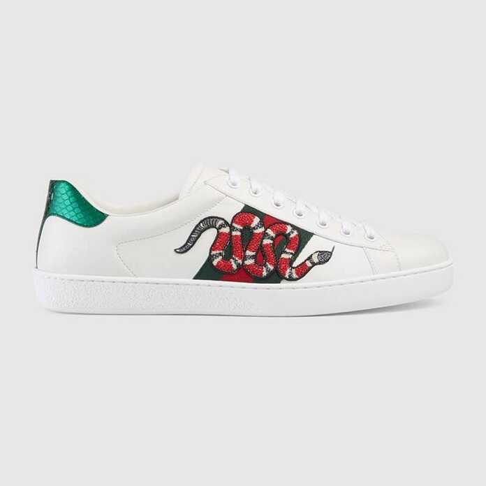 Giày Gucci Ace Sneaker with web