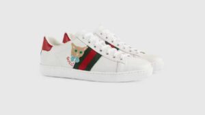 Giày Gucci nữ Ace Sneakers With Cat