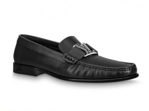 Giày lười Louis Vuitton Montaigne Loafer đế cao tag taiga