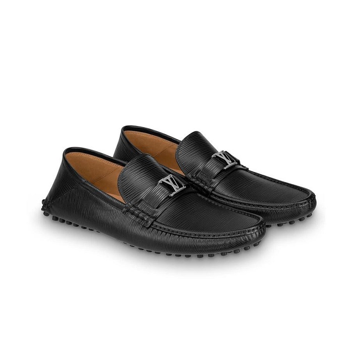 Giày Louis Vuitton Hockenheim Black Epi Leather Moccasin sang trọng và đẳng cấp 