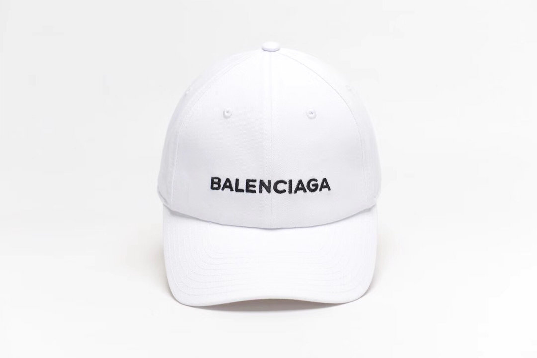 Mũ nam Balenciaga siêu cấp logo thêu màu trắng 