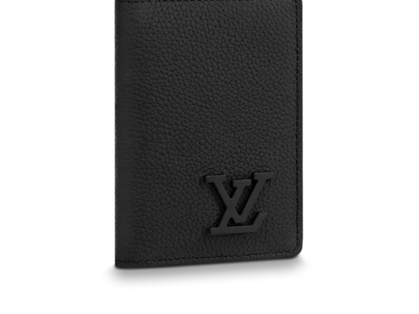 Ví Louis Vuitton siêu cấp đựng thẻ Pocket Organizer logo đen
