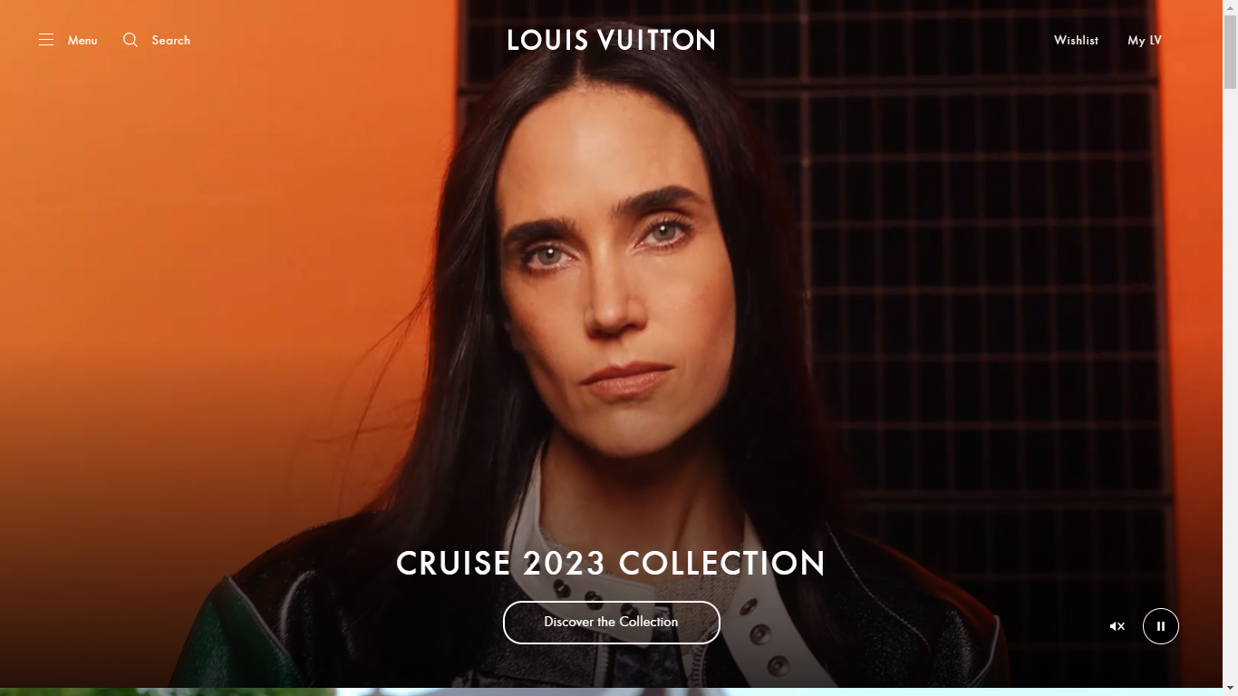 Trên website chính hãng của Louis Vuitton khách hàng dễ dàng chọn mua