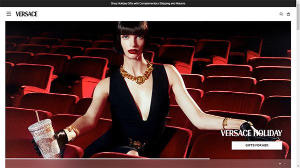Lựa chọn website chính hãng Versace khách hàng có thể hoàn toàn yên tâm