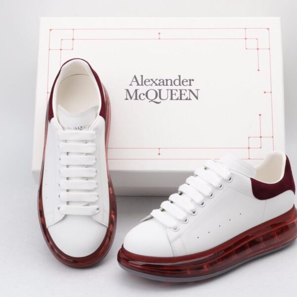 Giày Alexander Mcqueen gót đỏ đế hơi Like Auth