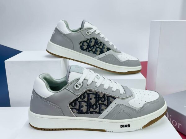 Giày Dior B27 Low Top Gray White Like Auth