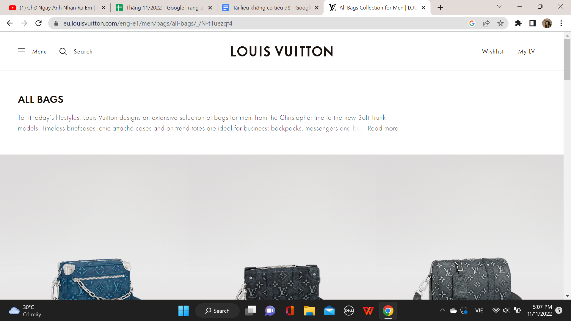 Website Louis Vuitton 