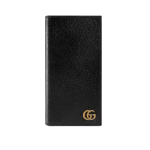 Ví gấp Gucci like au GG Marmont Leather Long Id họa tiết logo