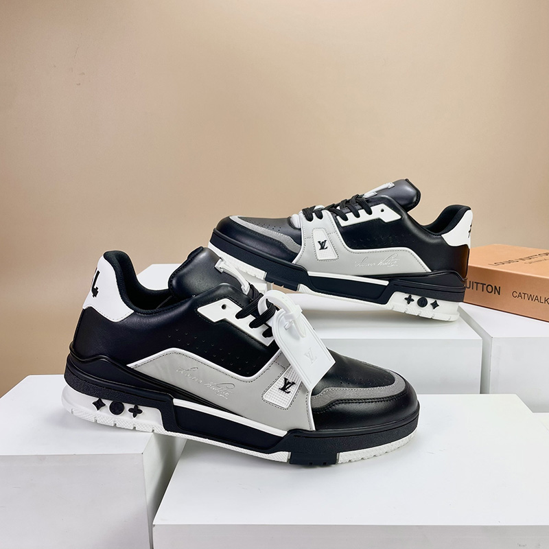 Giày Louis Vuitton LV Trainer Sneaker Black White 1AAV8H  Hệ thống phân  phối Air Jordan chính hãng