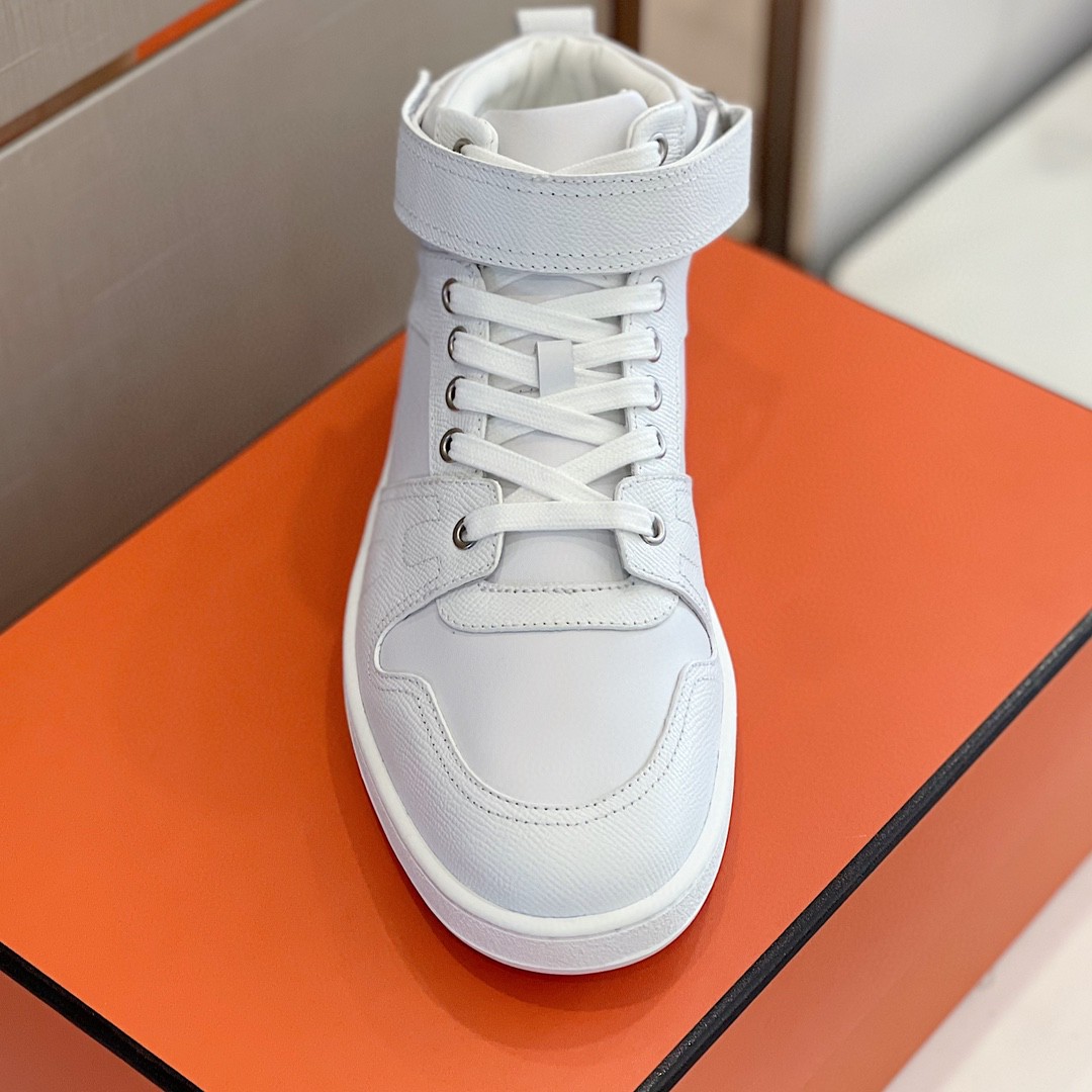 Giày thể thao Hermes like au Freestyle Sneaker màu trắng